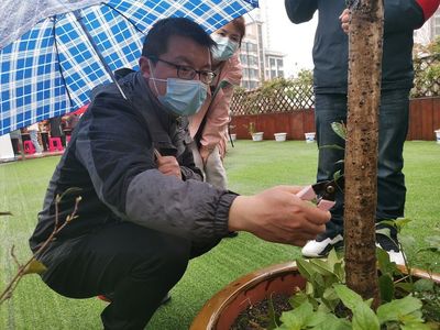 植物医生进社区传授养花技巧,还透露了种植土“小配方”